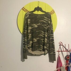 Planet gold long sleeve shirt.